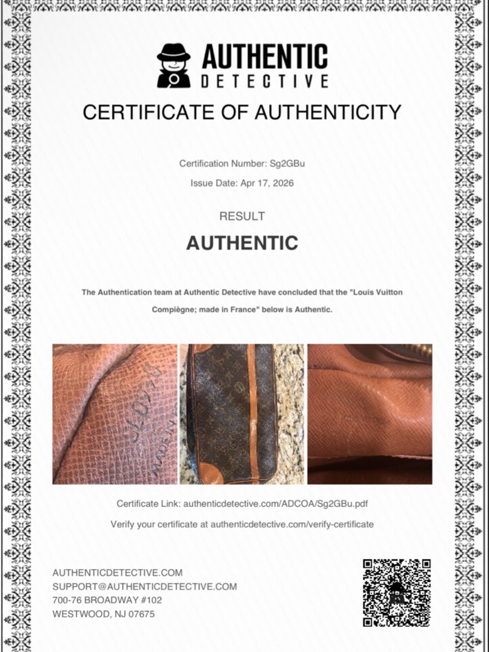 Louis Vuitton mono clutch with coa - Picture 12 of 12